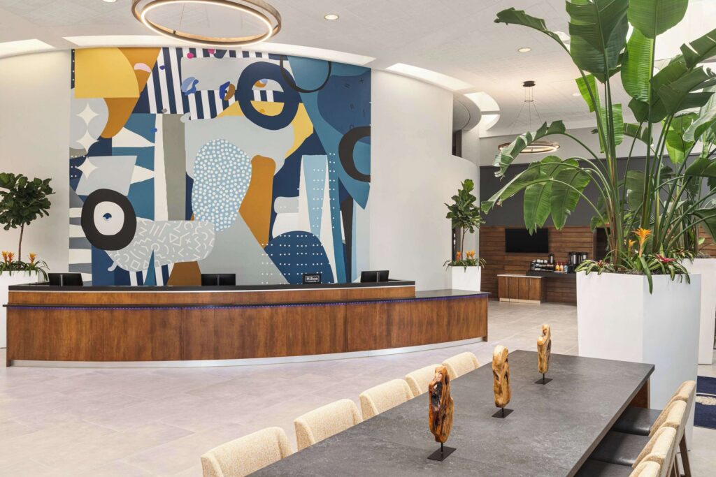 Doubletree by Hilton Fort Myers at Bell Tower Shops lobby and common area