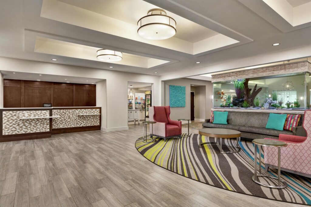 Homewood Suites by Hilton Fort Myers Airport/FGCU lobby and common area
