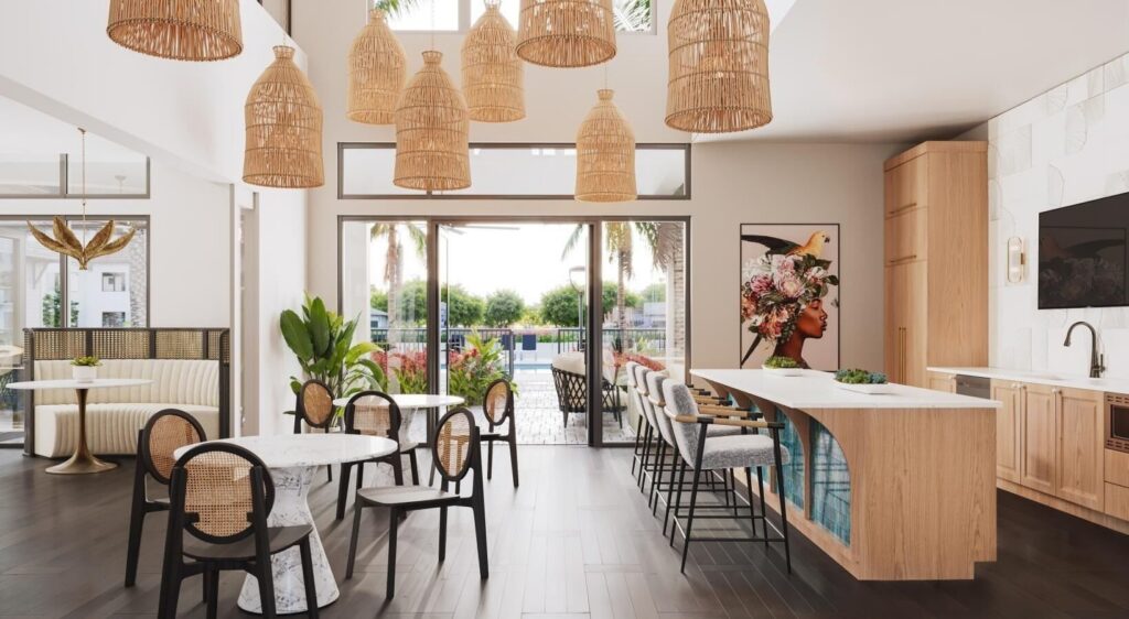Landing Fort Myers Near Highland Pines dining area