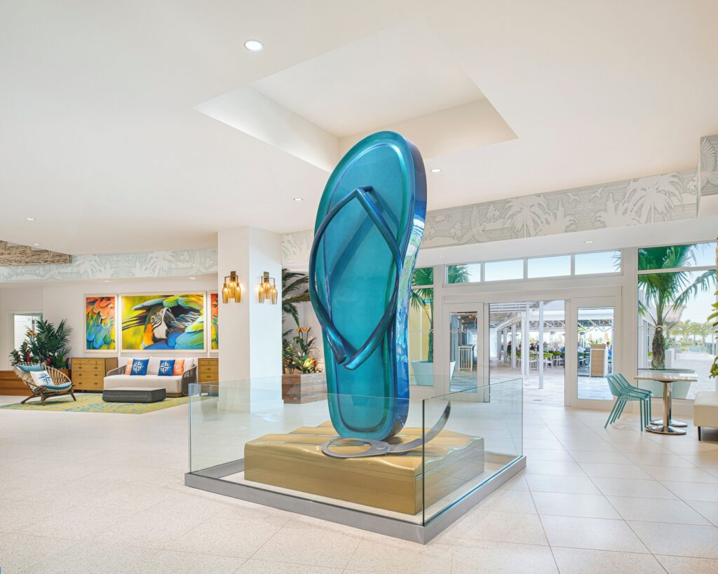 Margaritaville Beach Resort Fort Myers Beach lobby and common area