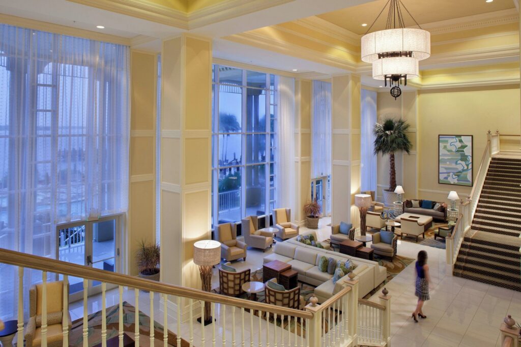 Marriott Sanibel Harbour Resort & Spa lobby and common area