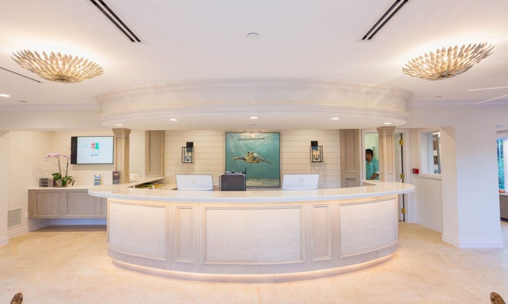 Sanibel Inn lobby and common area