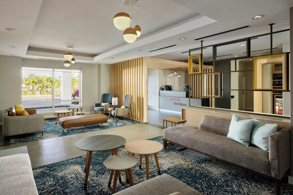 TownePlace Suites by Marriott Fort Myers Southeast lobby and common area
